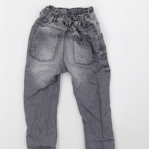 NEXT Girls Grey  Denim Skinny Jeans Size 2 Years
