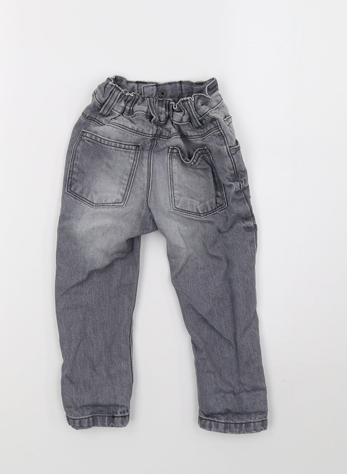 NEXT Girls Grey  Denim Skinny Jeans Size 2 Years