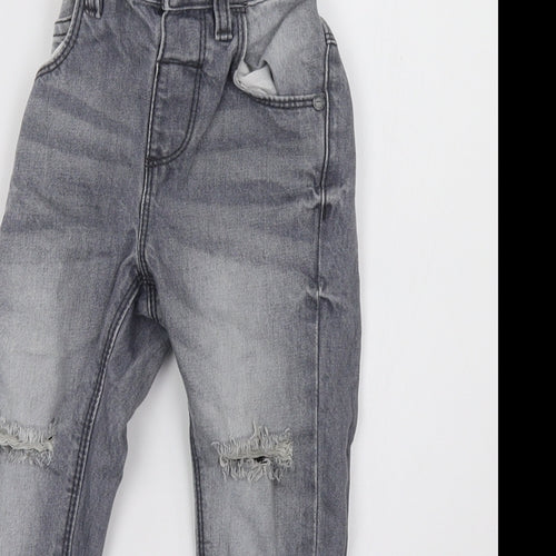 NEXT Girls Grey  Denim Skinny Jeans Size 2 Years