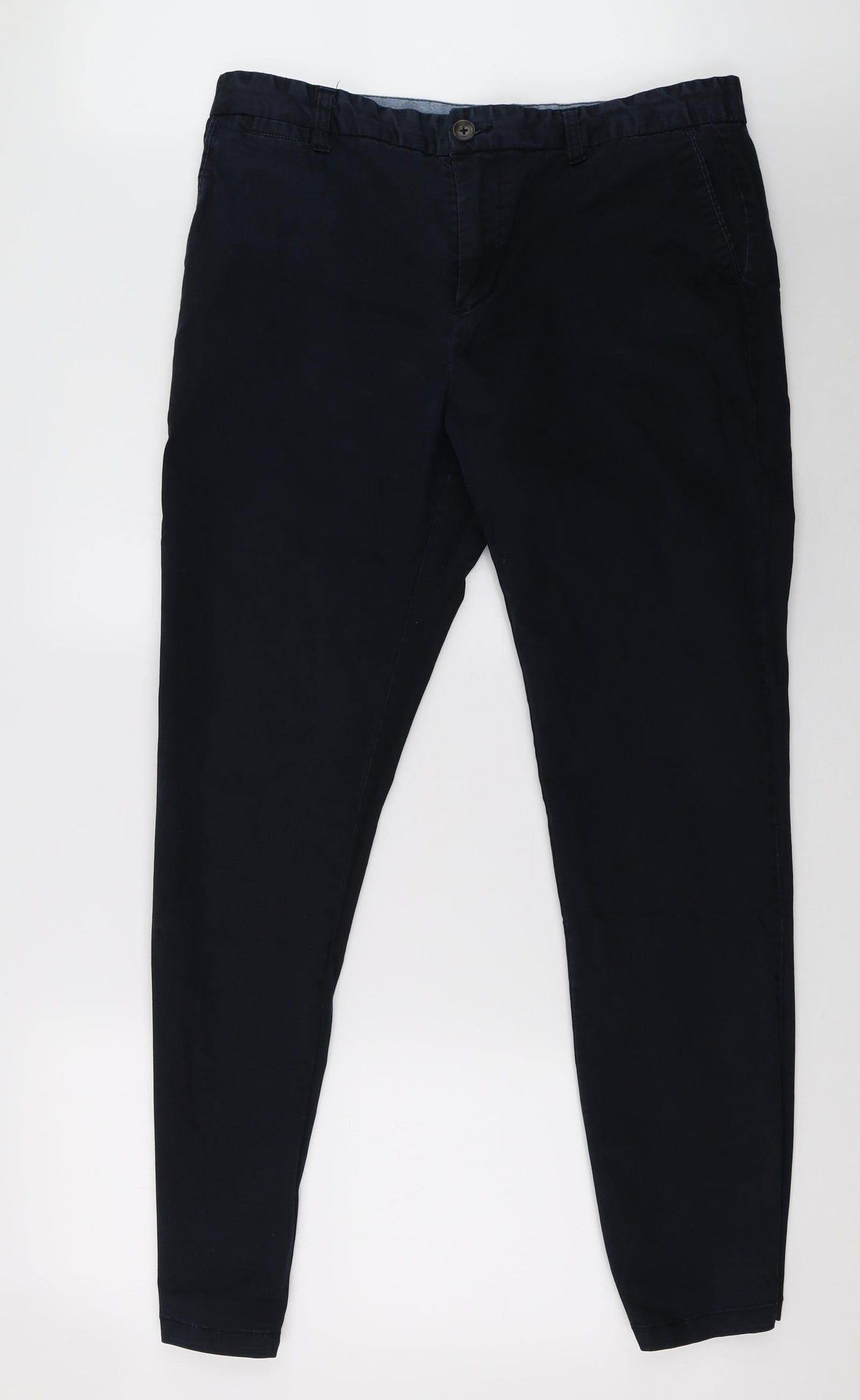larsson & co Mens Blue   Trousers  Size 36 L33 in