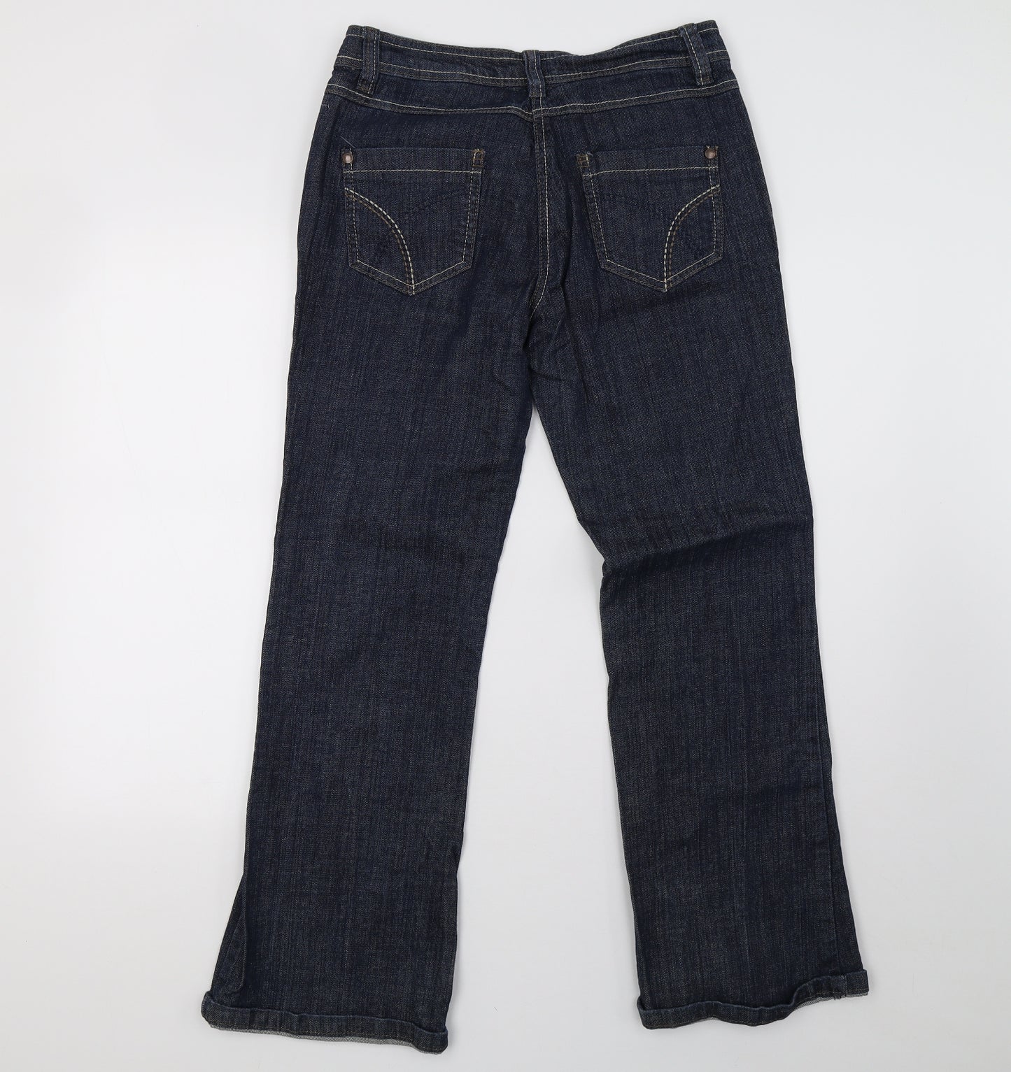 NEXT Womens Blue  Denim Bootcut Jeans Size 12 L30 in