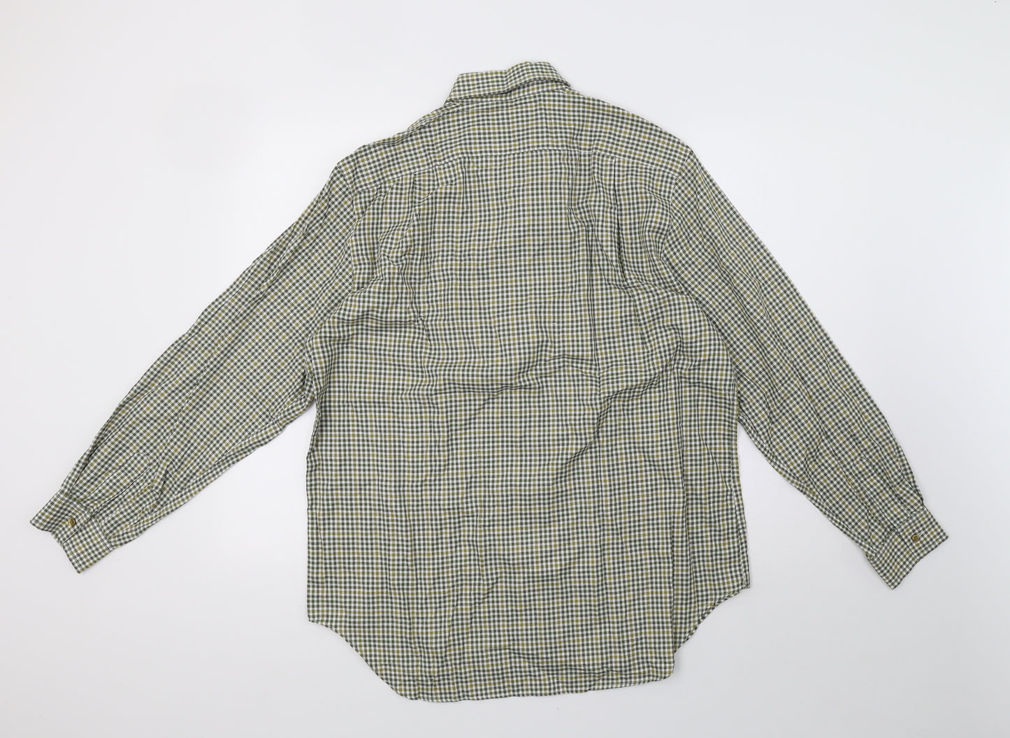the collar company Mens Brown Check   Polo Size L