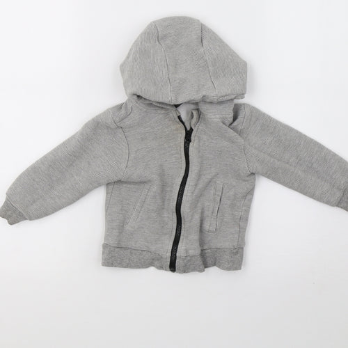 Primark Boys Grey   Basic Jacket Jacket Size 18-24 Months