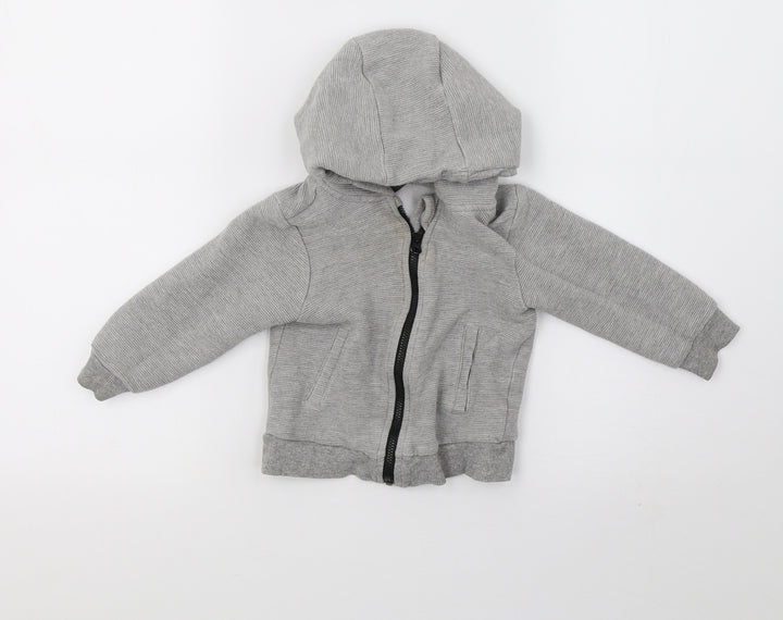 Primark Boys Grey   Basic Jacket Jacket Size 18-24 Months