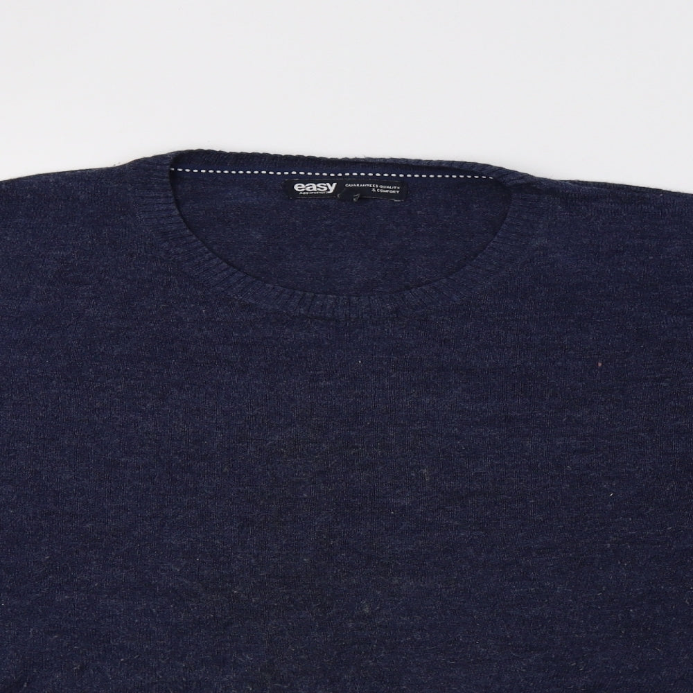 Matalan Mens Blue  Knit Pullover Sweatshirt Size XL