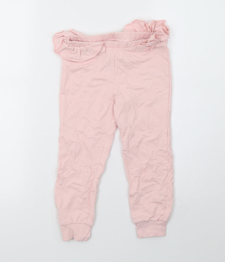 Matalan Girls Pink Pyjama Pants Size 3-4 Years