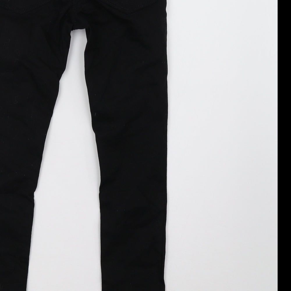 NEXT Girls Black  Denim Skinny Jeans Size 10 Years