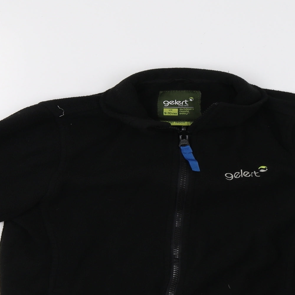 Gelert Boys Black  Fleece  Sweatshirt Size 9-10 Years