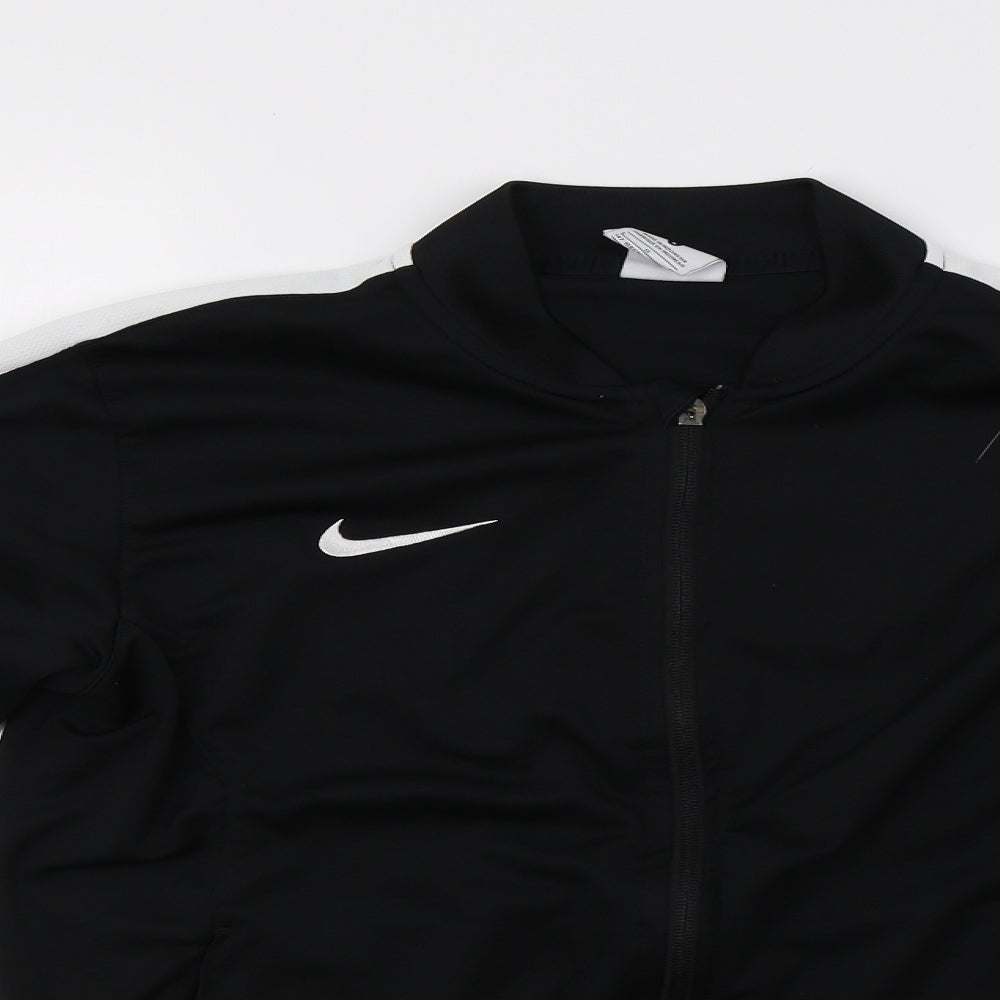 Nike Boys Black   Full Zip Sweatshirt Size 12 Years
