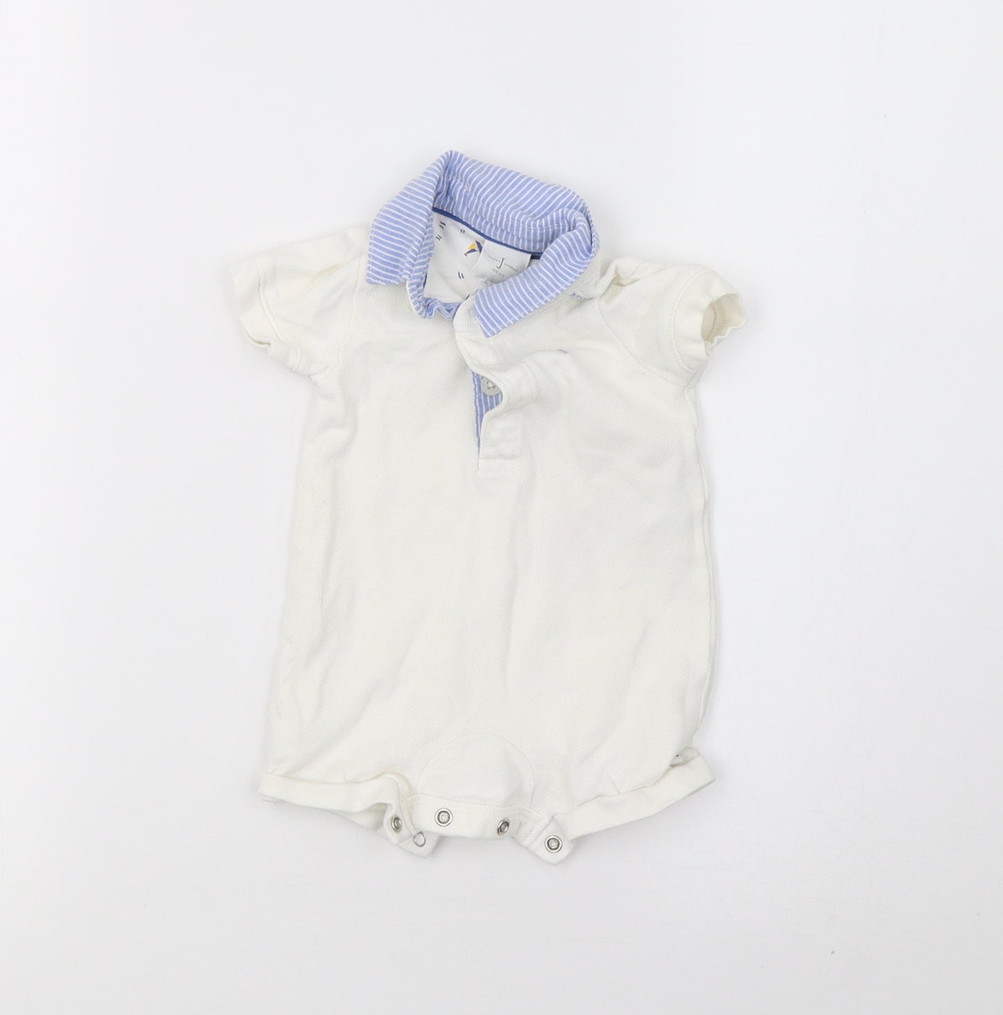 Debenhams Baby White   Babygrow One-Piece Size Newborn