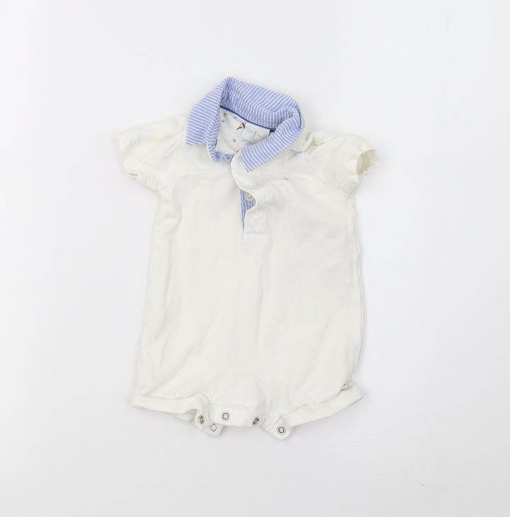 Debenhams Baby White   Babygrow One-Piece Size Newborn