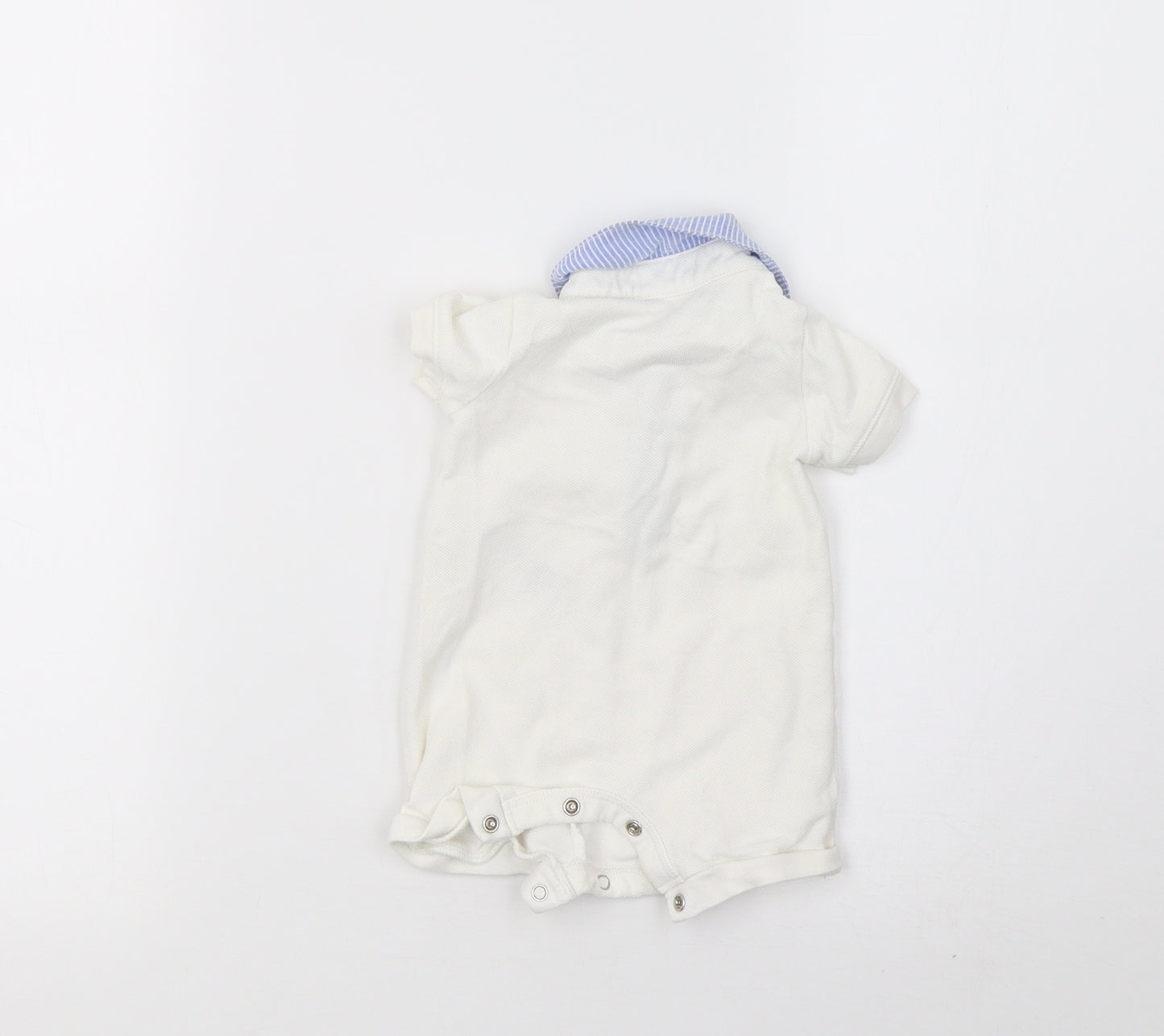 Debenhams Baby White   Babygrow One-Piece Size Newborn
