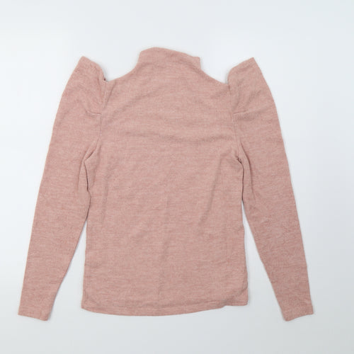 Matalan Womens Pink  Knit Pullover Sweatshirt Size 8