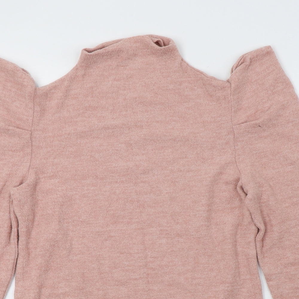 Matalan Womens Pink  Knit Pullover Sweatshirt Size 8