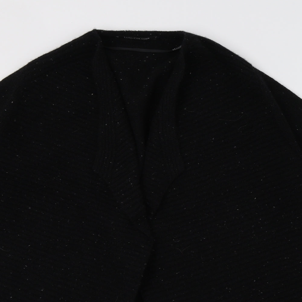LUISA CERANO Womens Black   Cardigan Jumper Size 12