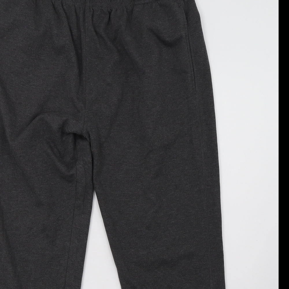 Marks and Spencer Mens Grey   Jogger Trousers Size L L31 in