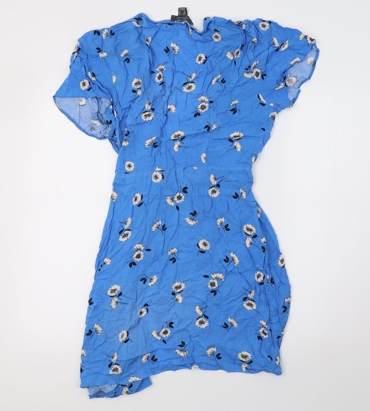 Primark Womens Blue Polka Dot  Jacket  Size 14  - beach wear