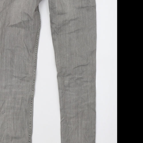 Preworn Mens Grey  Denim Skinny Jeans Size 30 L32 in