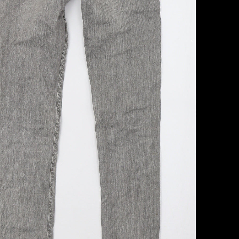 Preworn Mens Grey  Denim Skinny Jeans Size 30 L32 in