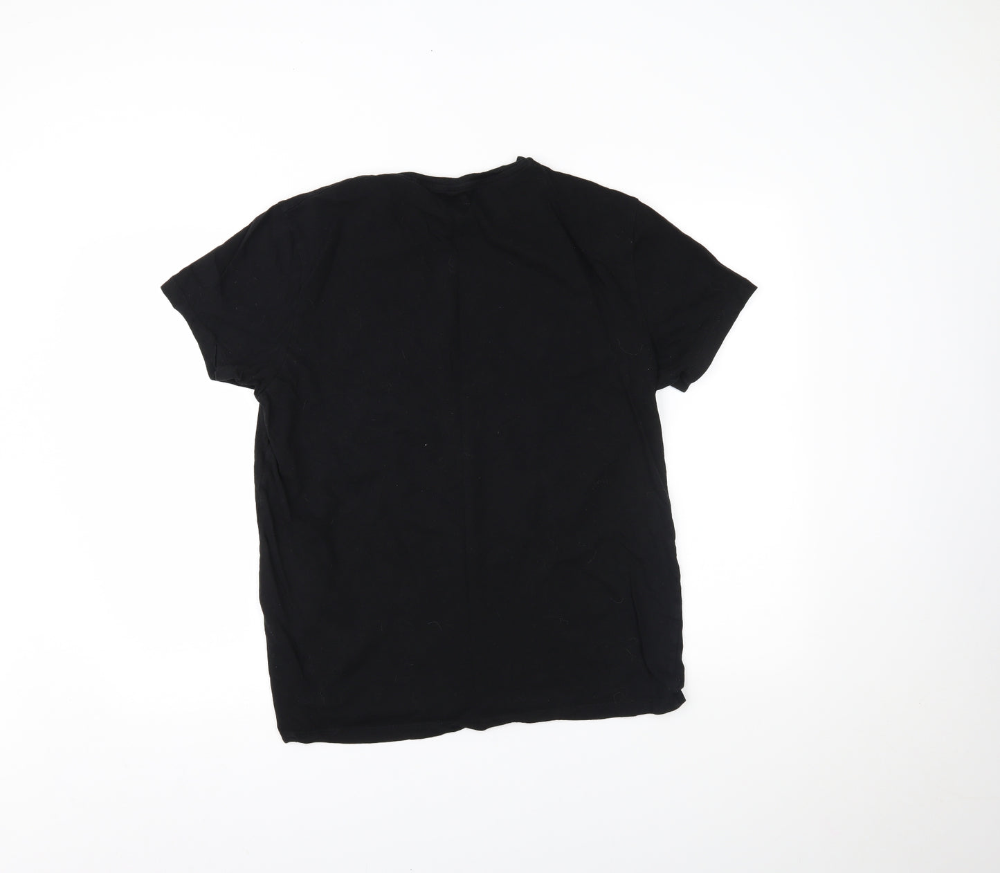 Primark Mens Black    T-Shirt Size L