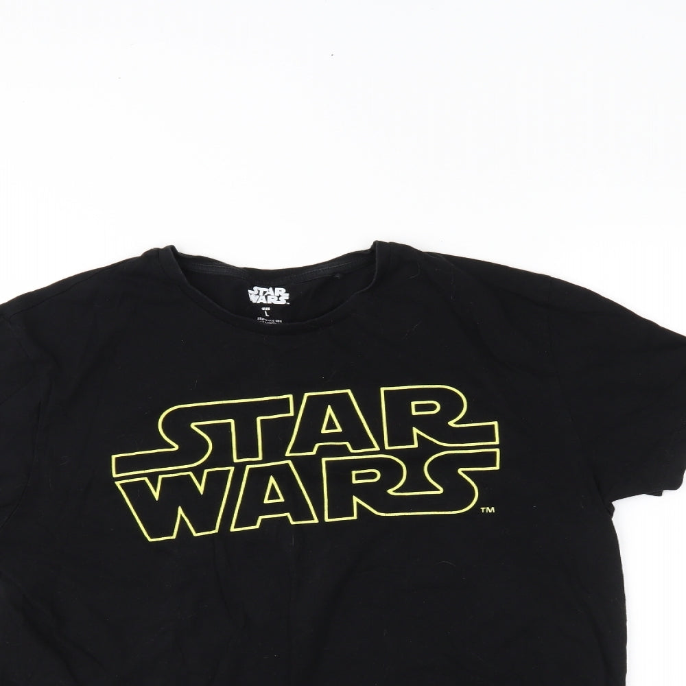 Primark Mens Black    T-Shirt Size L