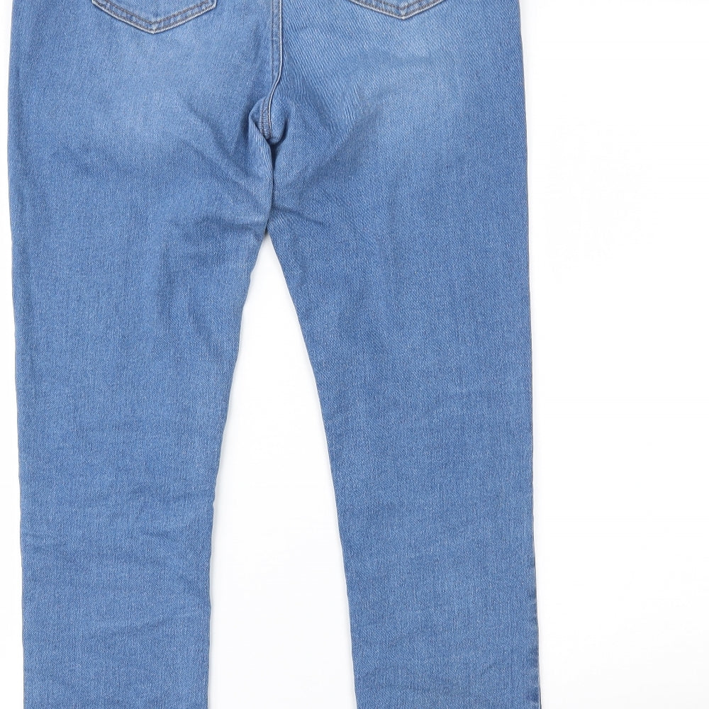 Matalan Womens Blue  Denim Straight Jeans Size 14 L27 in