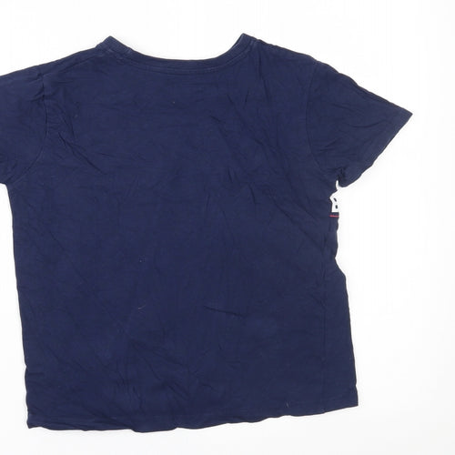 Primark Boys Blue   Kimono Polo Size 7-8 Years
