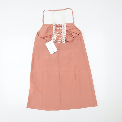 MISS TRUTH Womens Pink   Slip Dress  Size 8