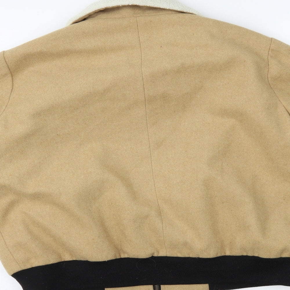 New Look Womens Beige   Overcoat Coat Size 12