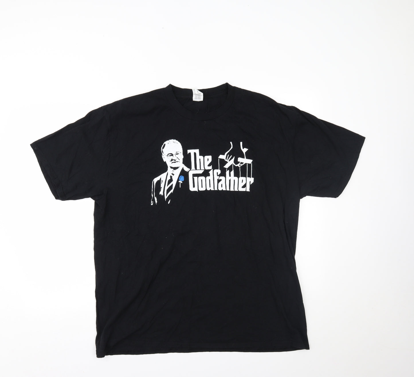 Gildan Mens Black    T-Shirt Size XL
