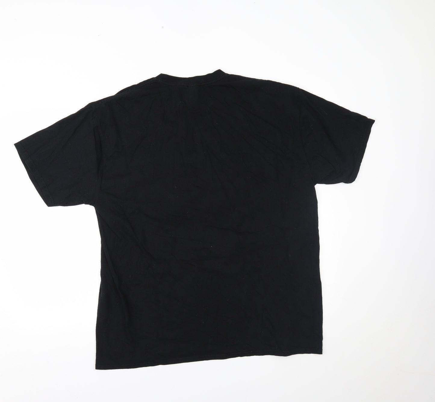 Gildan Mens Black    T-Shirt Size XL
