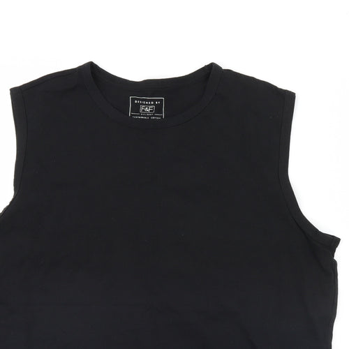F&F Mens Black    T-Shirt Size XL
