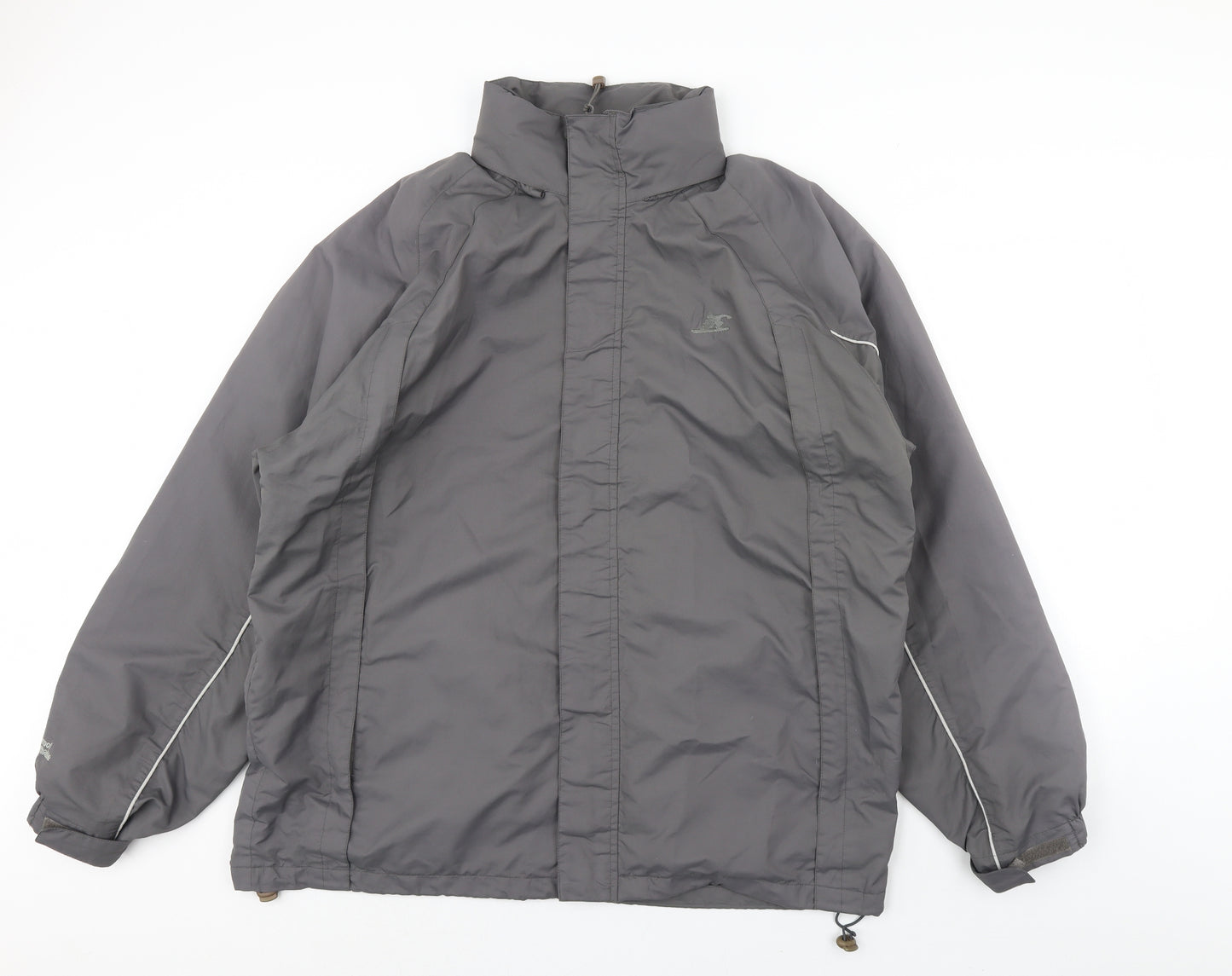 Frostbite Mens Grey   Rain Coat Coat Size 2XL