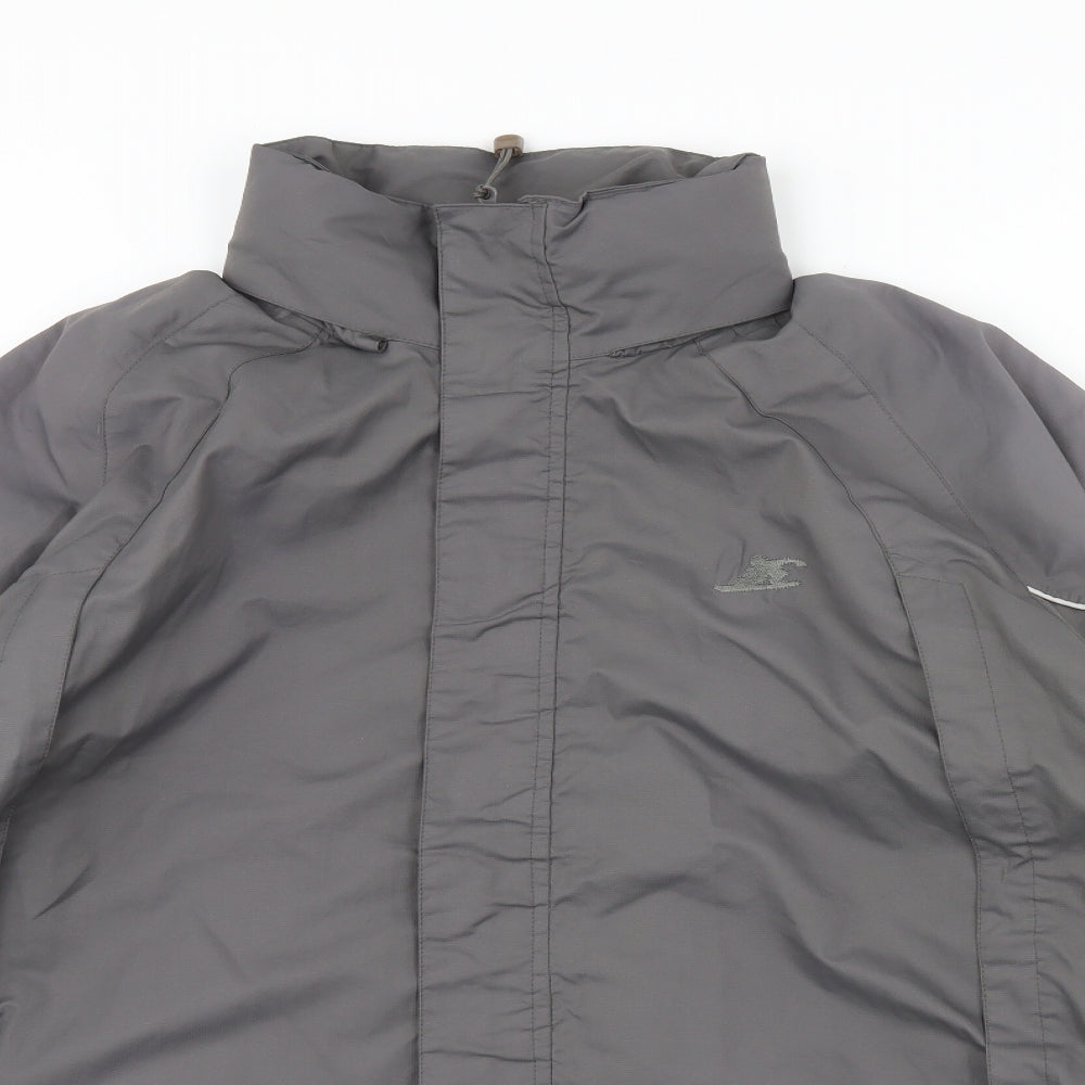 Frostbite Mens Grey   Rain Coat Coat Size 2XL
