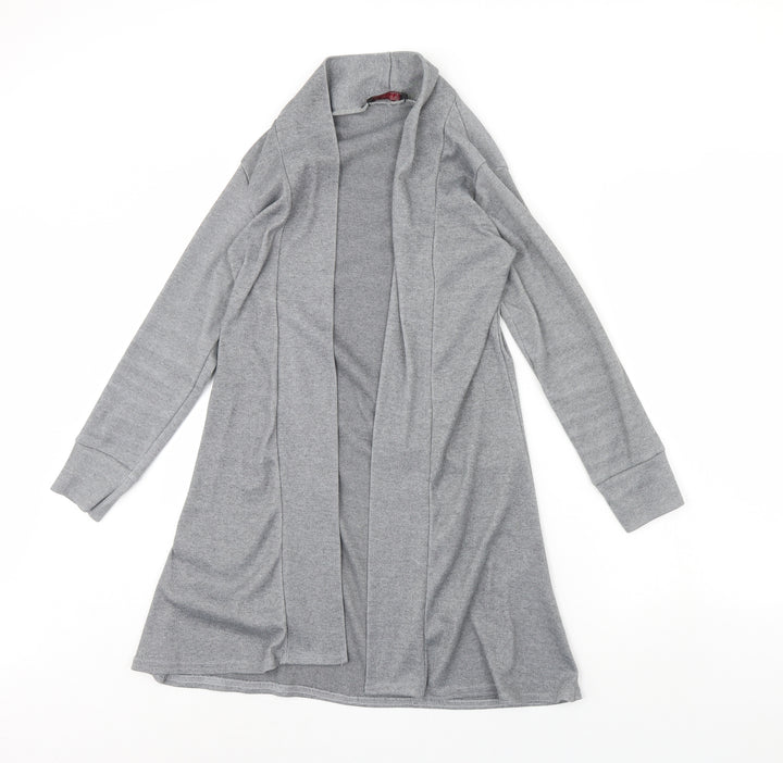 Finella Womens Grey Cardigan Jumper Size S