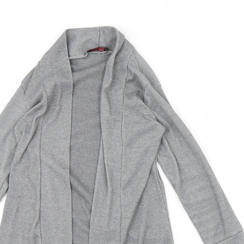 Finella Womens Grey   Cardigan Jumper Size S