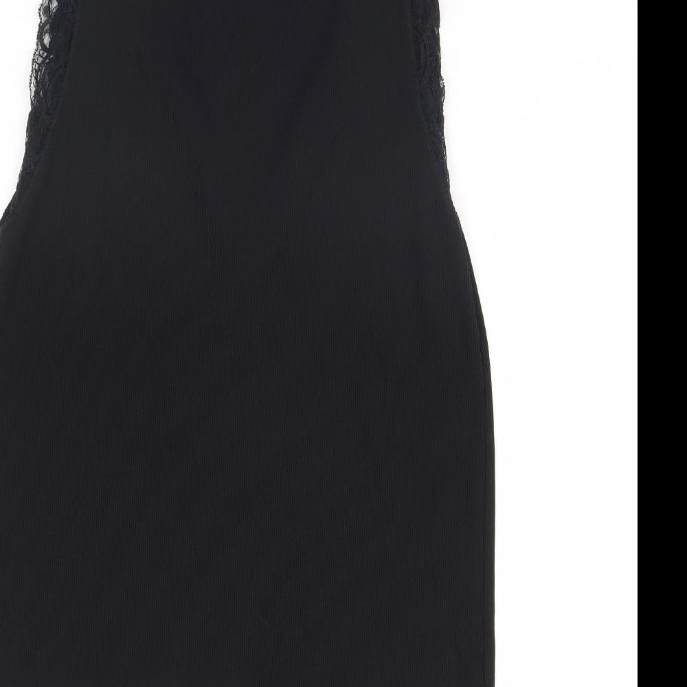 Zara Womens Black   Basic Tank Size S