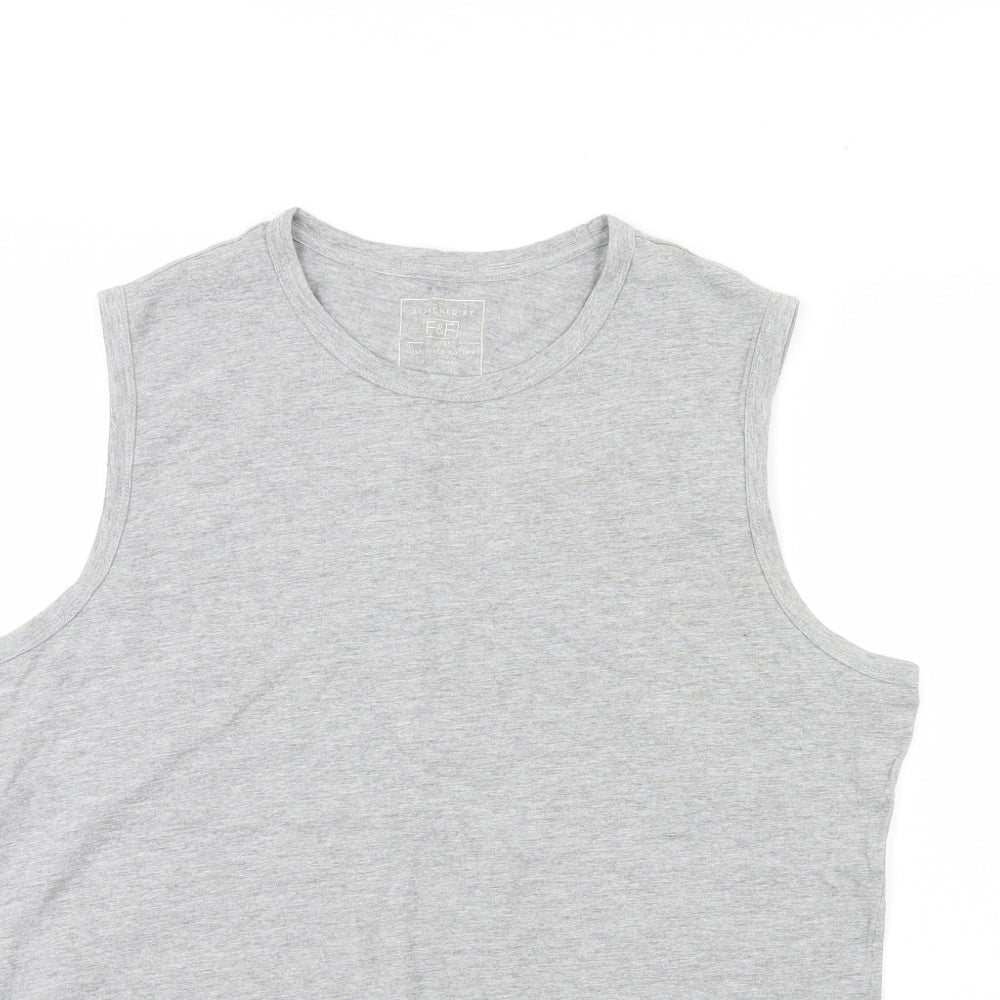 F&F Mens Grey    T-Shirt Size XL