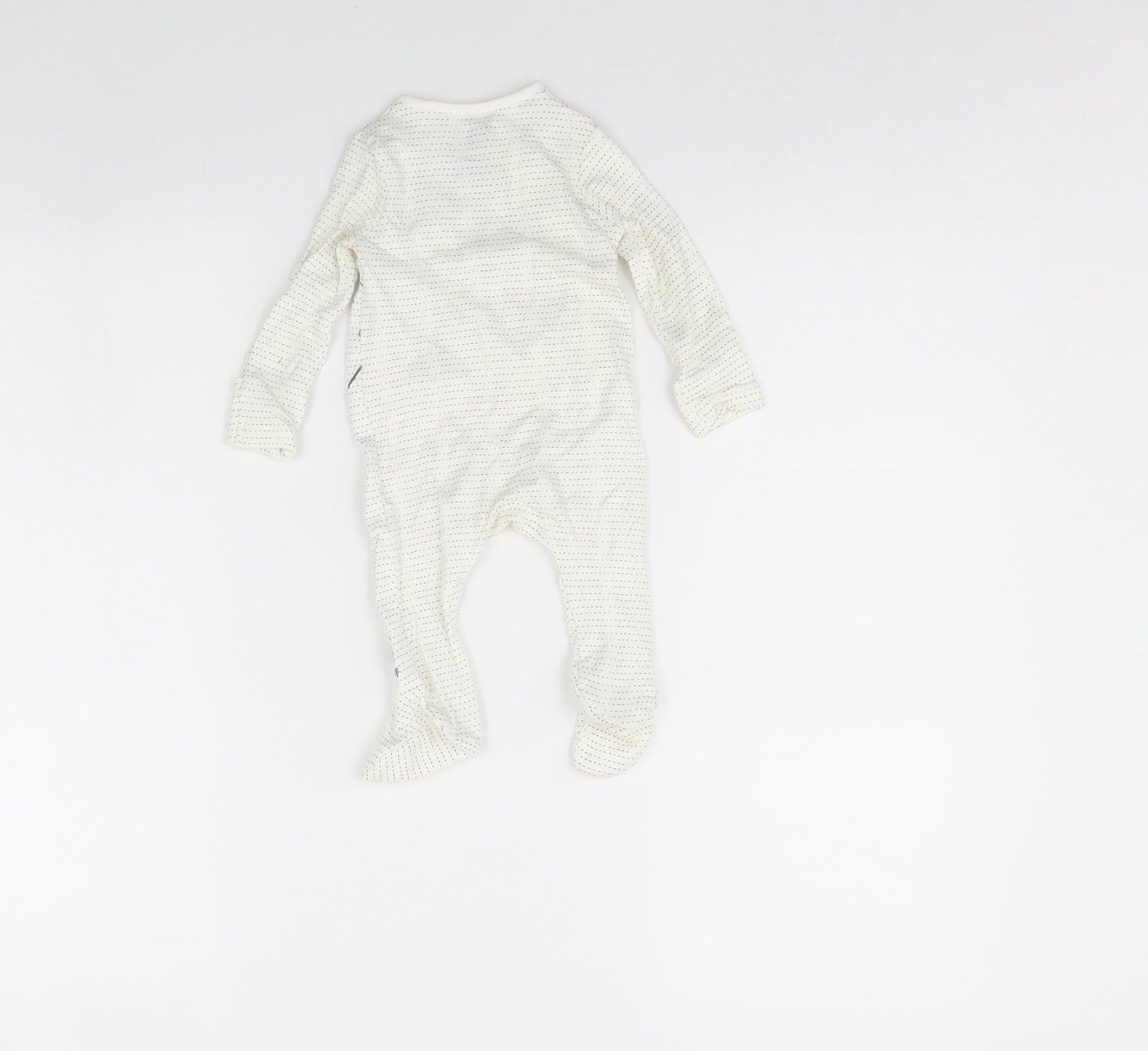 F&F Baby Ivory Polka Dot  Babygrow One-Piece Size 0-3 Months  - save the Amazon