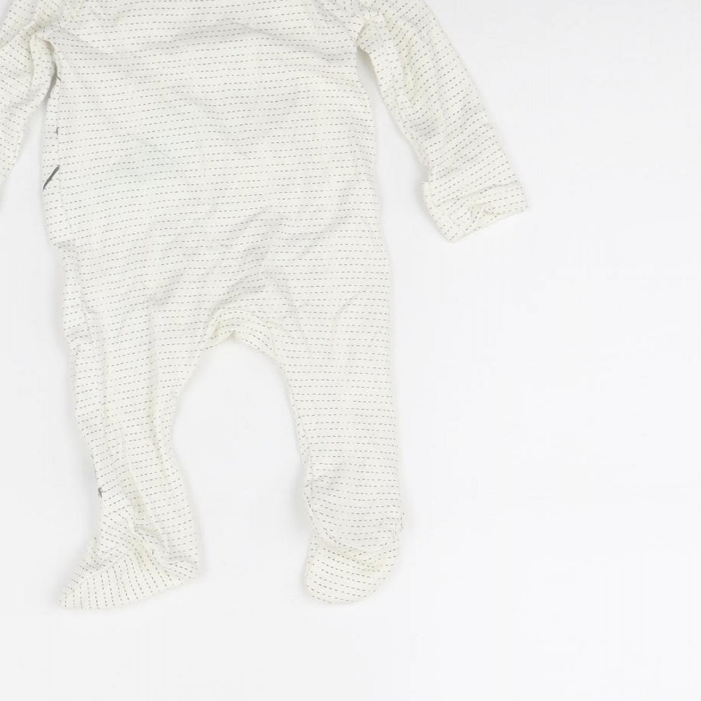 F&F Baby Ivory Polka Dot  Babygrow One-Piece Size 0-3 Months  - save the Amazon