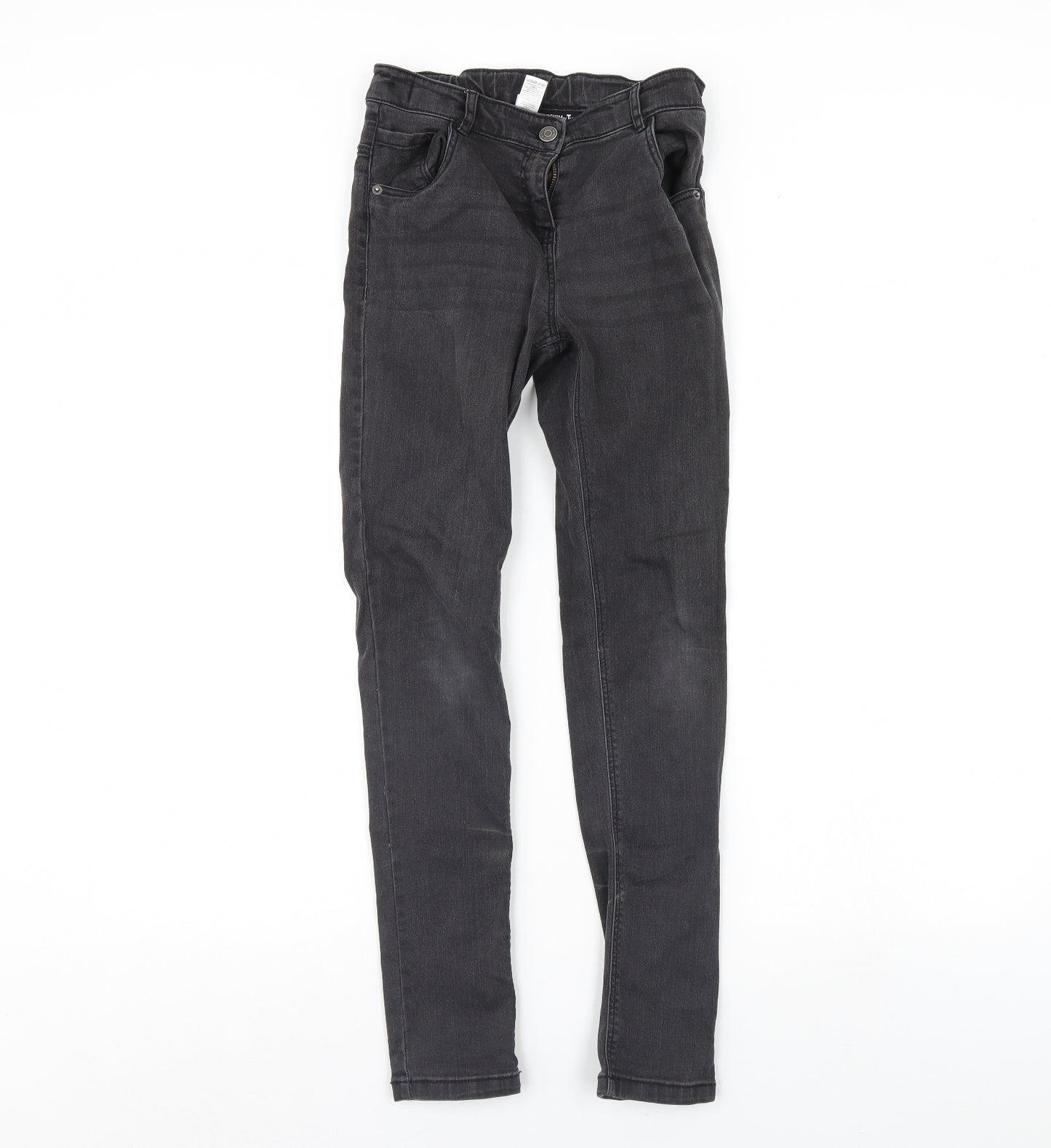 TU Girls Black  Denim Skinny Jeans Size 12 Years