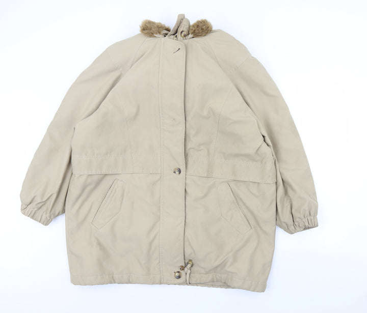st Michael Womens Beige   Overcoat Coat Size 16