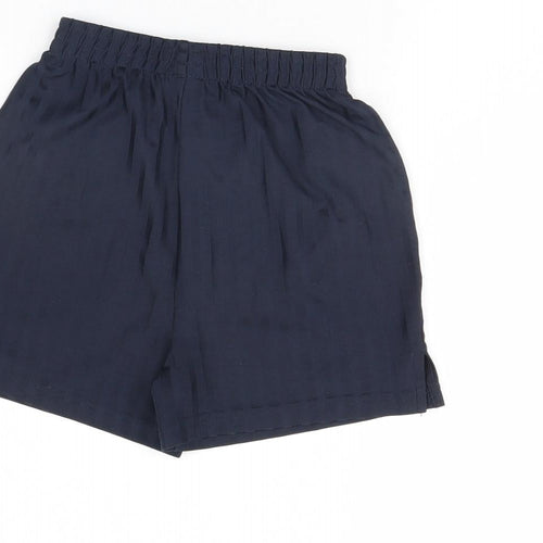 TU Boys Blue Striped  Sweat Shorts Size 6 Years