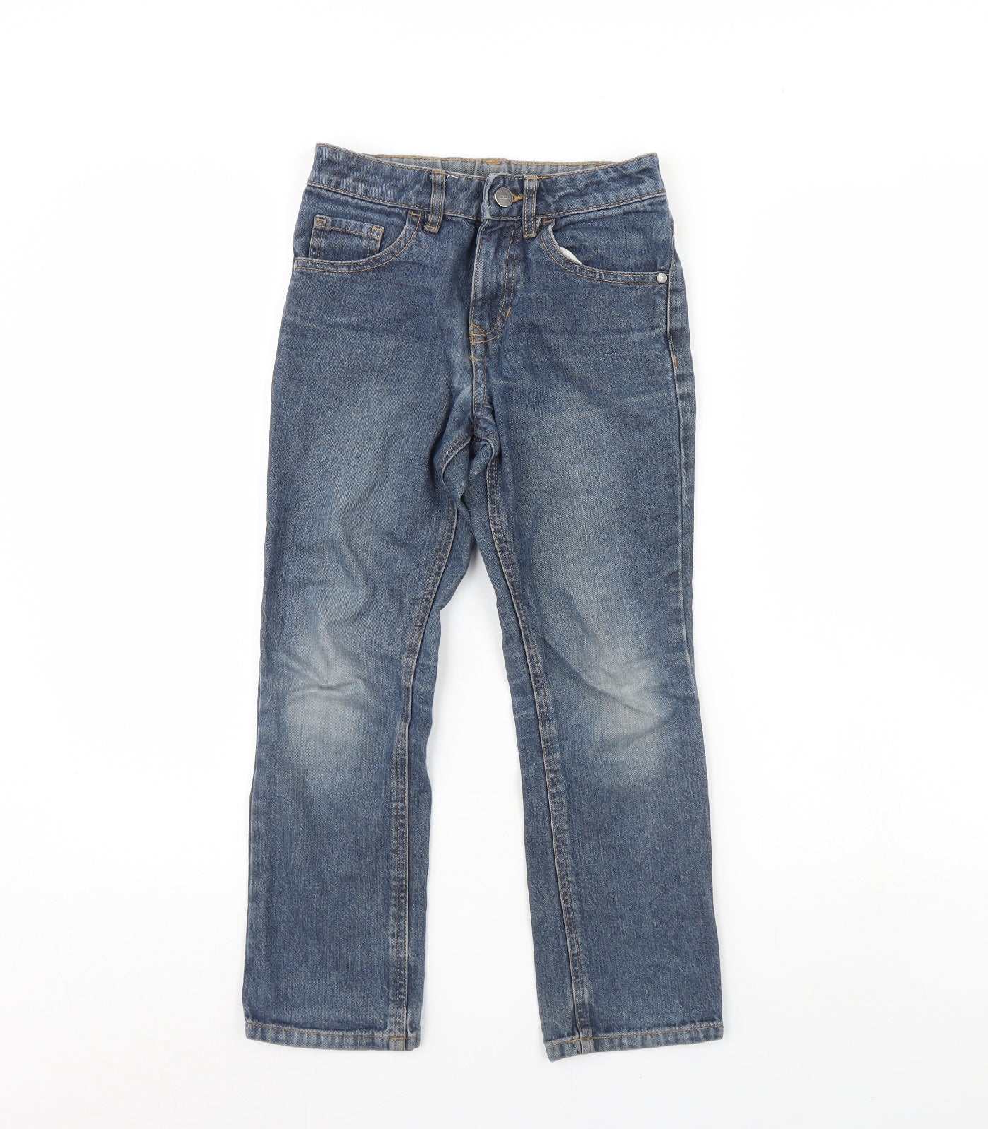 George Boys Blue  Denim Straight Jeans Size 7 Years