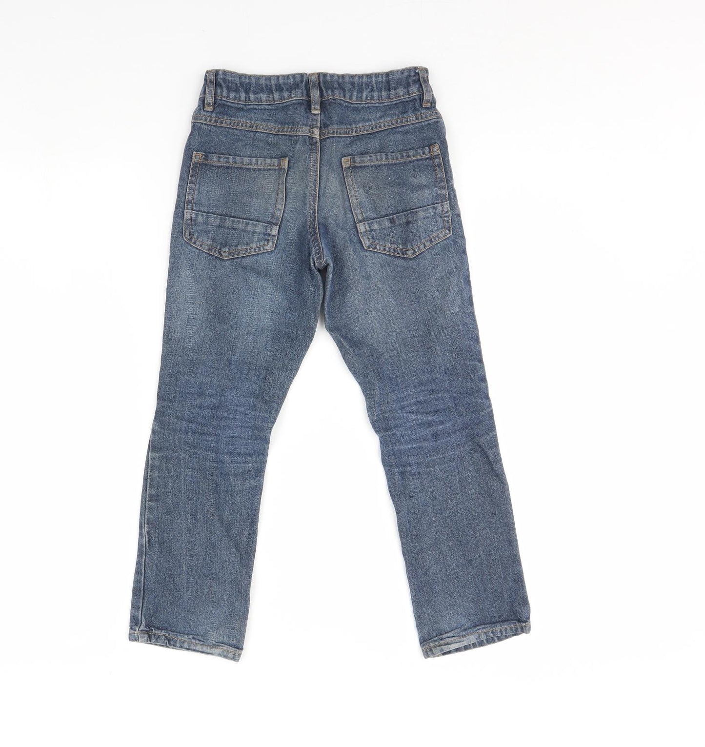 George Boys Blue  Denim Straight Jeans Size 7 Years