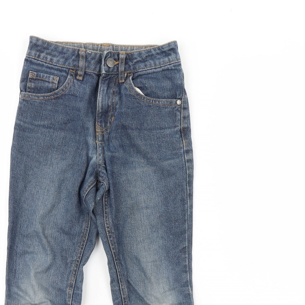George Boys Blue  Denim Straight Jeans Size 7 Years