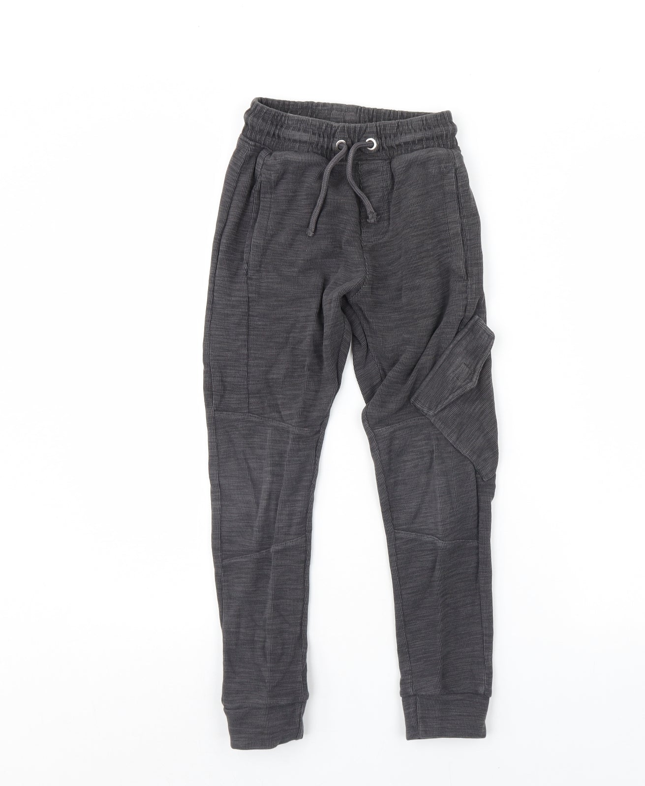 George Boys Black   Jogger Trousers Size 7 Years