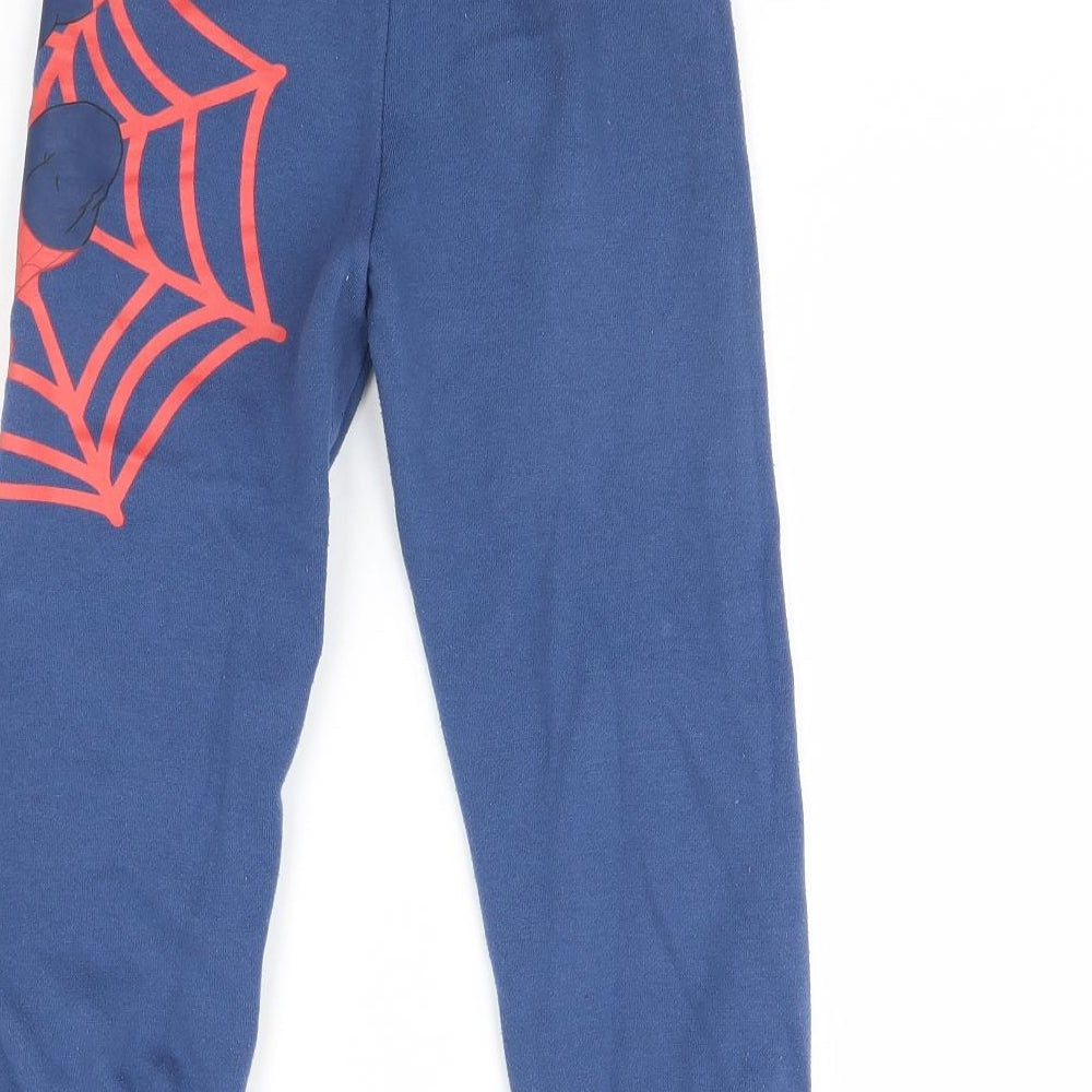 Marvel Boys Blue   Jogger Trousers Size 5 Years - SpiderMan