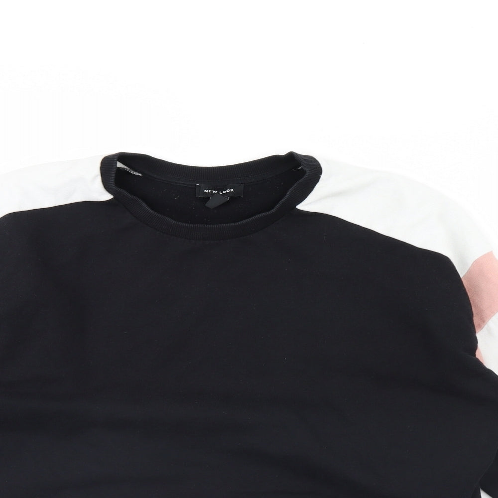 New Look Womens Black   Pullover Jumper Size L