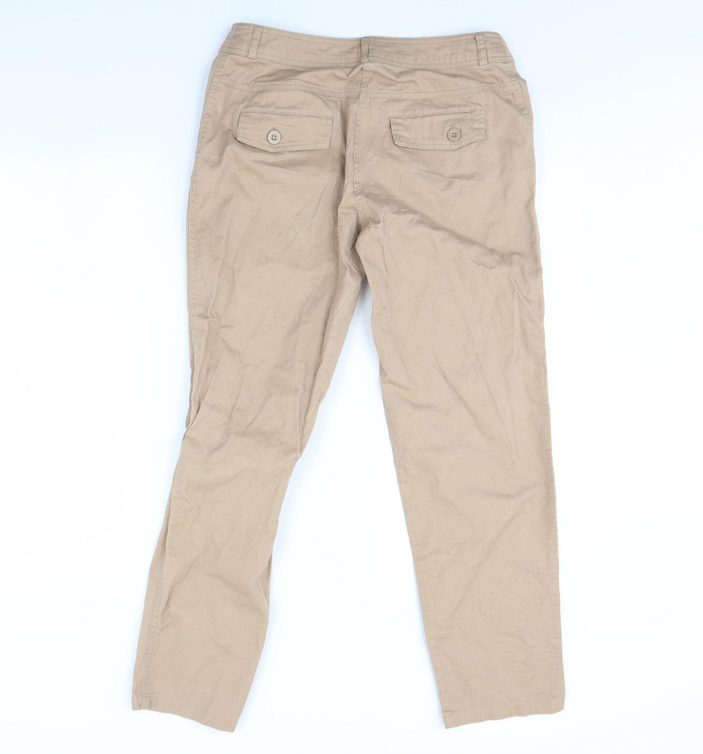 Preworn Womens Brown   Trousers  Size 10 L30 in